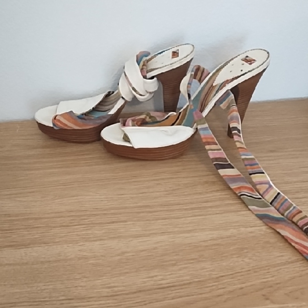 Paul Smith Multicolor Strappy Heels